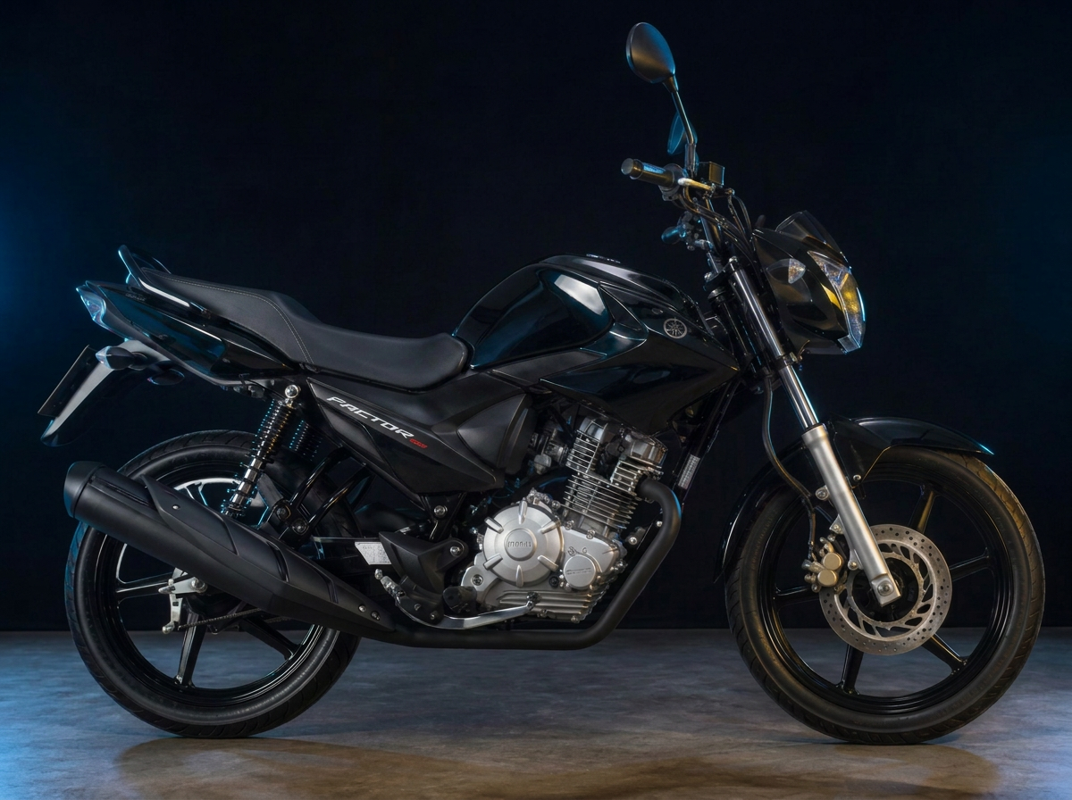 Design e economia — Yamaha Factor 0km preta da GO POP